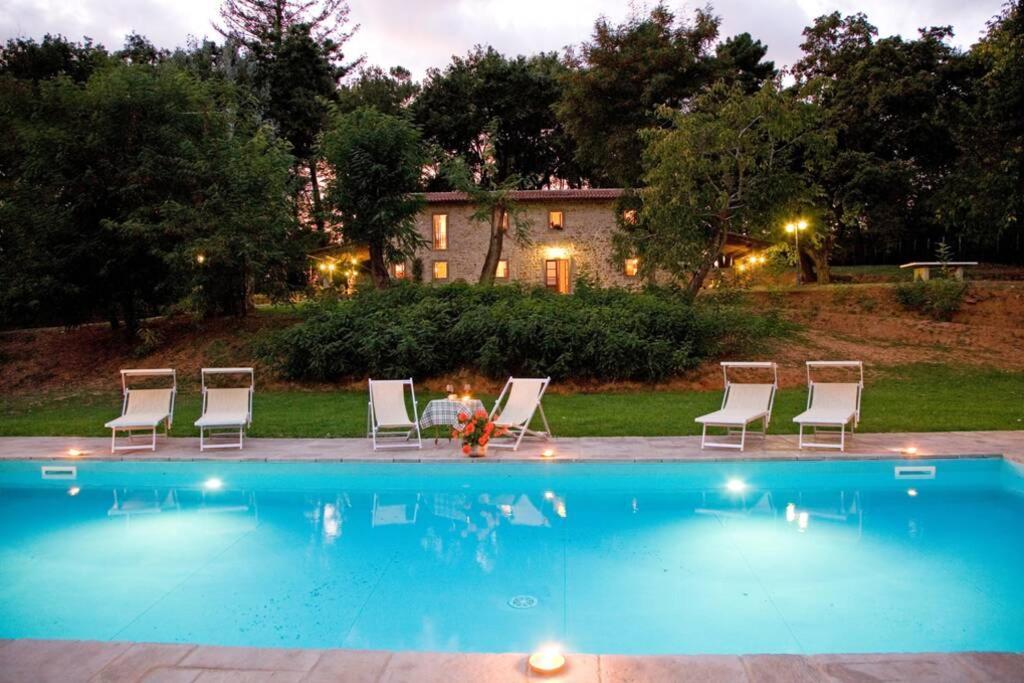 Villa Liz Tuscany, Private Pool, Hot Tub, Property Fenced, Pets Allowed ป็อปปี ภายนอก รูปภาพ